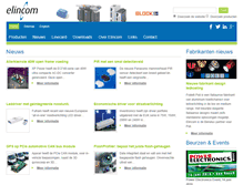 Tablet Screenshot of elincom.nl